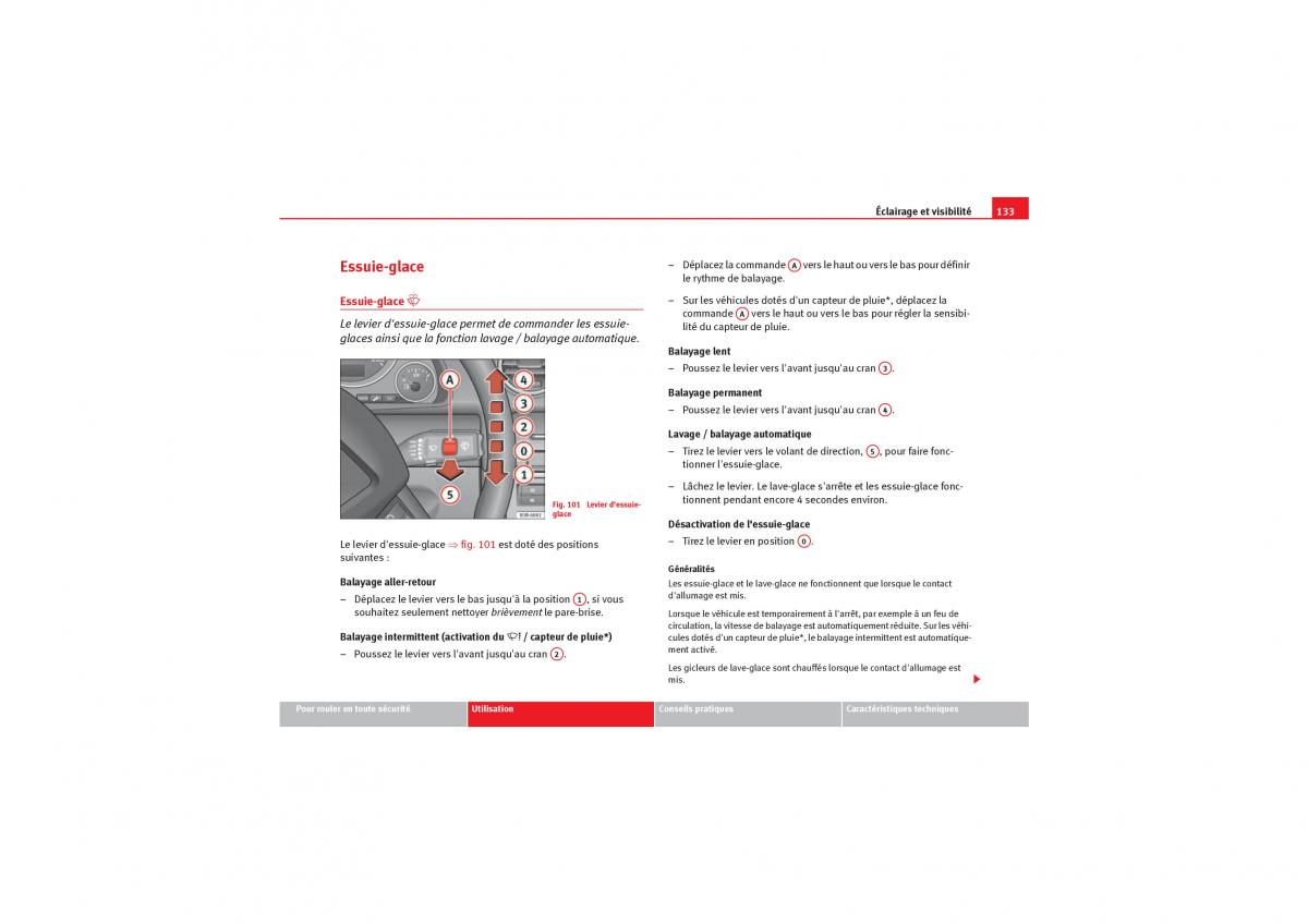 Seat Exeo manuel du proprietaire / page 135