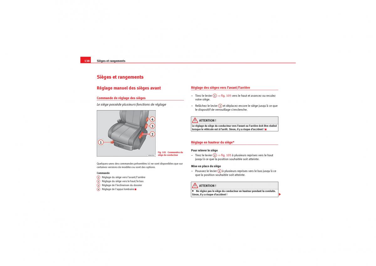 Seat Exeo manuel du proprietaire / page 140