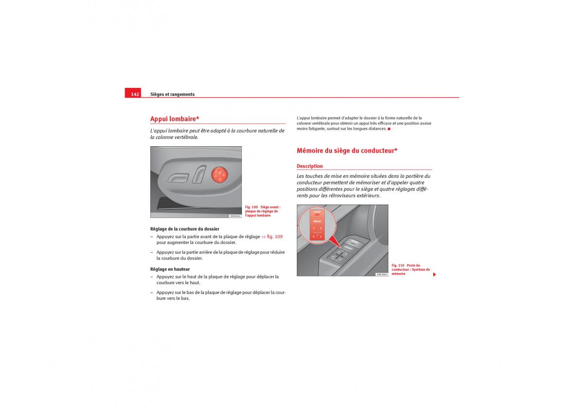 Seat Exeo manuel du proprietaire / page 144