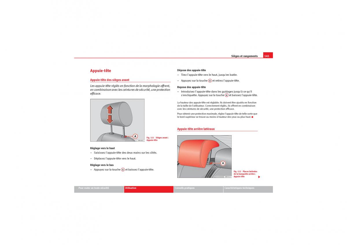 Seat Exeo manuel du proprietaire / page 147