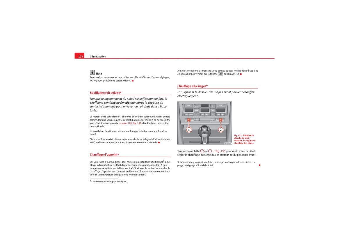 Seat Exeo manuel du proprietaire / page 174