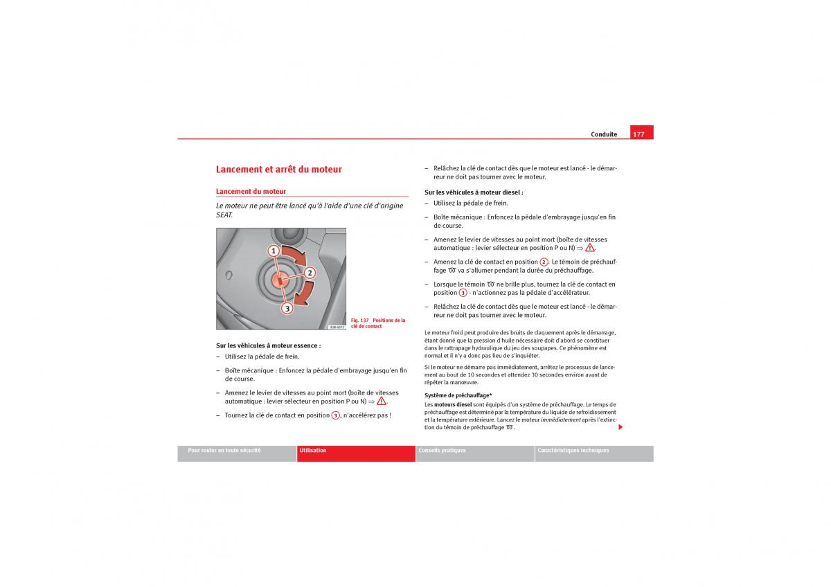 Seat Exeo manuel du proprietaire / page 179