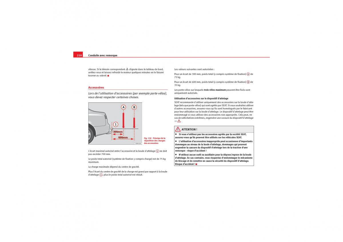 Seat Exeo manuel du proprietaire / page 212