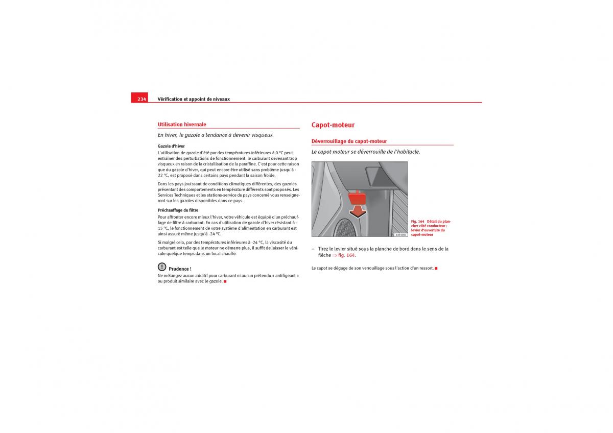 Seat Exeo manuel du proprietaire / page 236