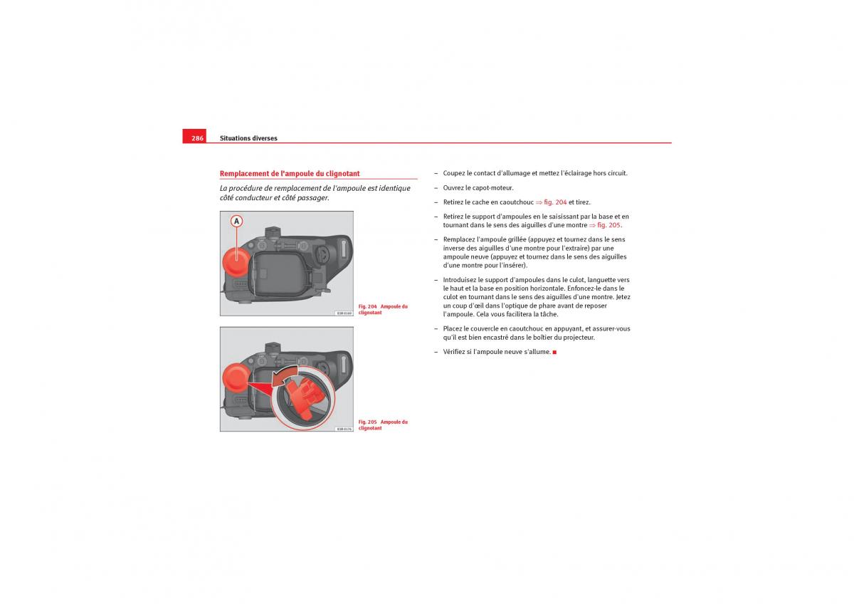 Seat Exeo manuel du proprietaire / page 288