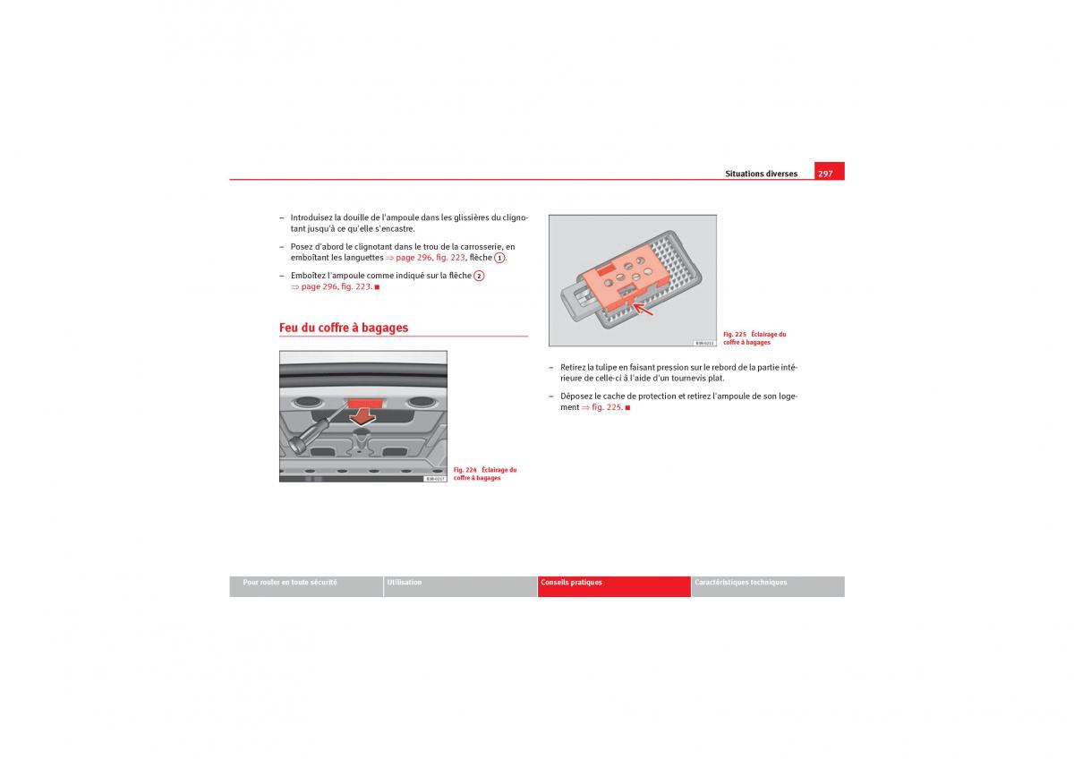 Seat Exeo manuel du proprietaire / page 299