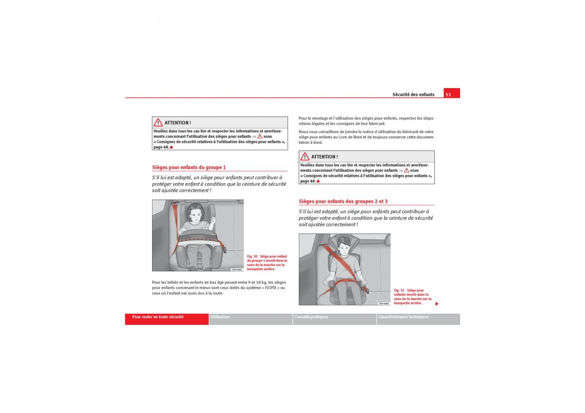 Seat Exeo manuel du proprietaire / page 53