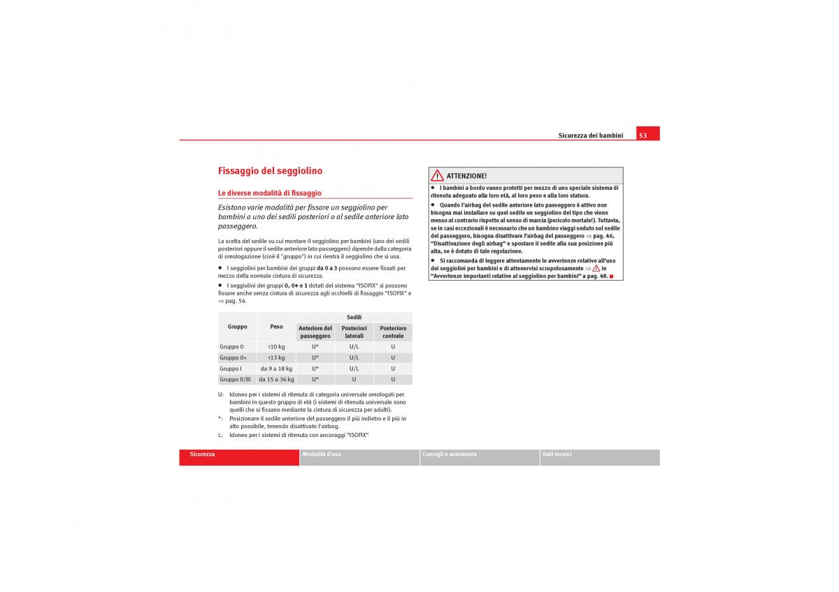 Seat Exeo manuale del proprietario / page 55