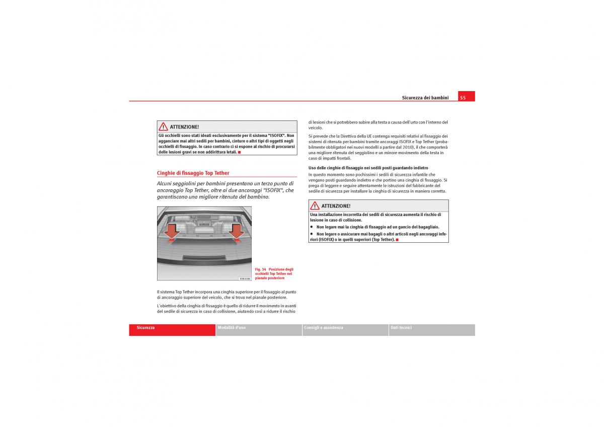 Seat Exeo manuale del proprietario / page 57