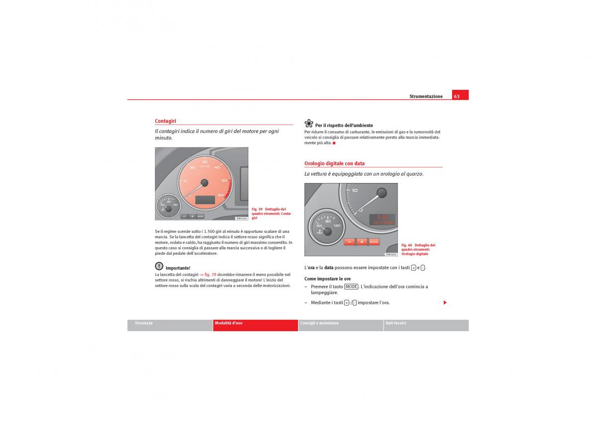 Seat Exeo manuale del proprietario / page 65