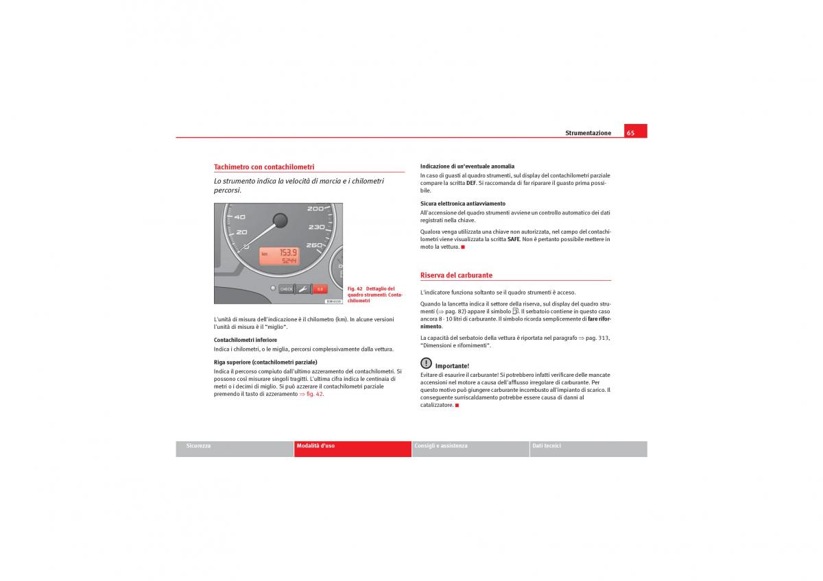 Seat Exeo manuale del proprietario / page 67