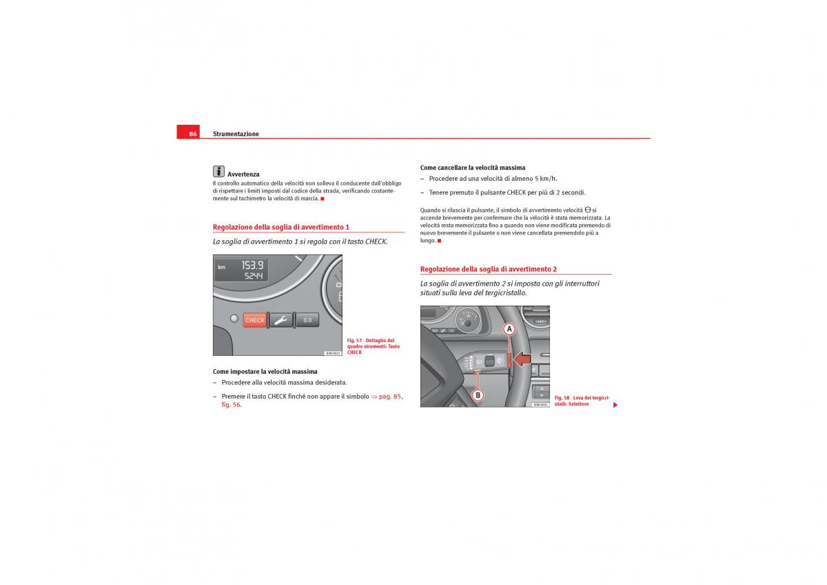 Seat Exeo manuale del proprietario / page 88