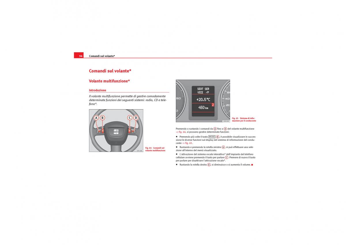 Seat Exeo manuale del proprietario / page 96