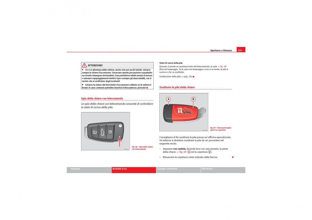 Seat Exeo manuale del proprietario / page 103