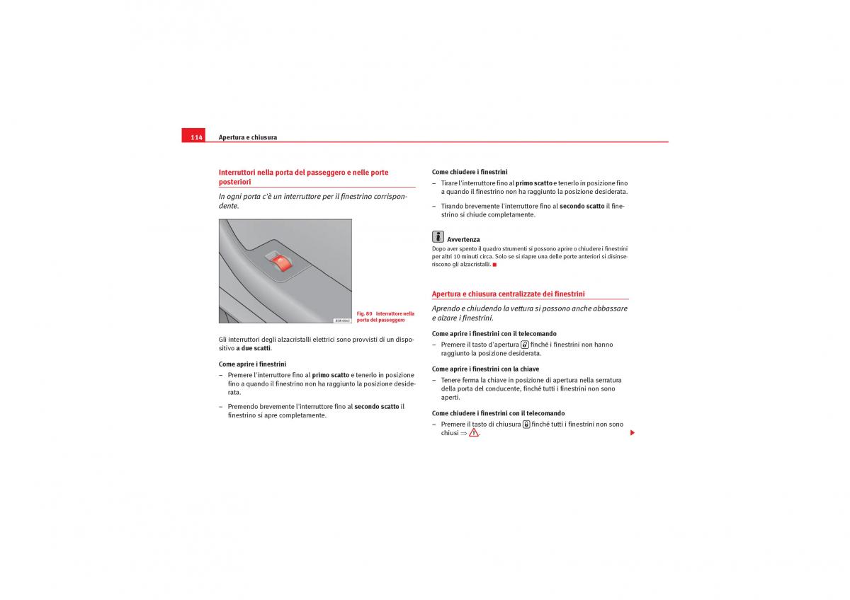 Seat Exeo manuale del proprietario / page 116