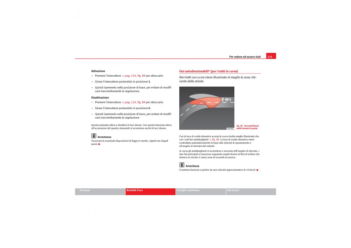 Seat Exeo manuale del proprietario / page 127