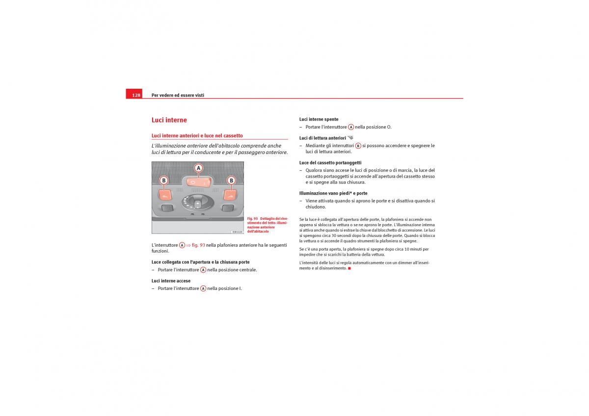 Seat Exeo manuale del proprietario / page 130