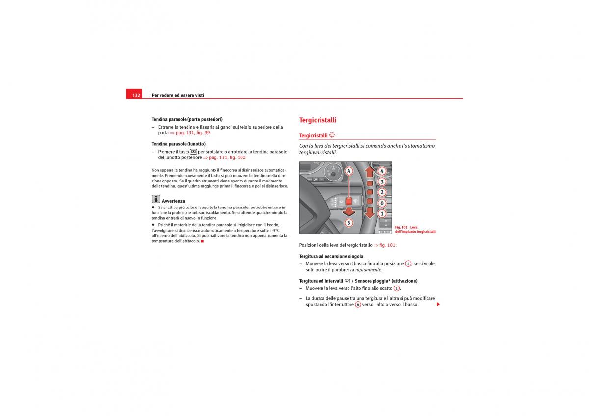 Seat Exeo manuale del proprietario / page 134