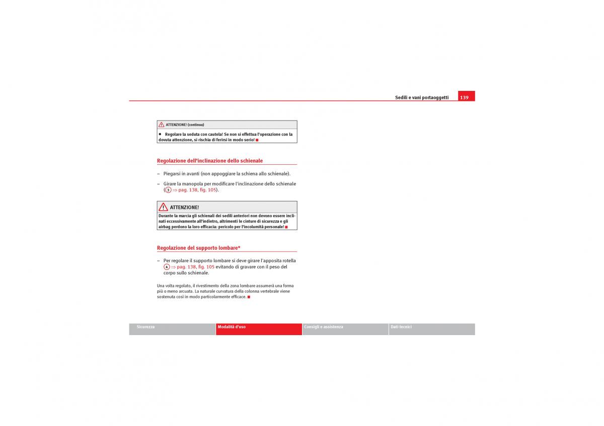 Seat Exeo manuale del proprietario / page 141