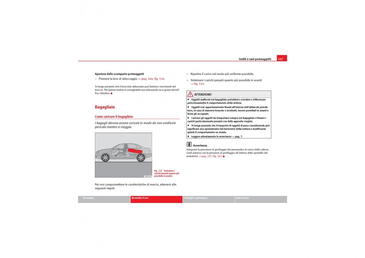 Seat Exeo manuale del proprietario / page 149