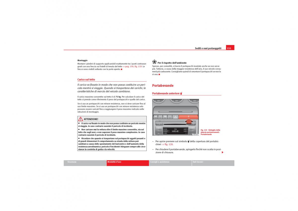 Seat Exeo manuale del proprietario / page 153