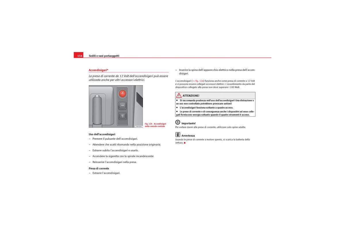 Seat Exeo manuale del proprietario / page 156