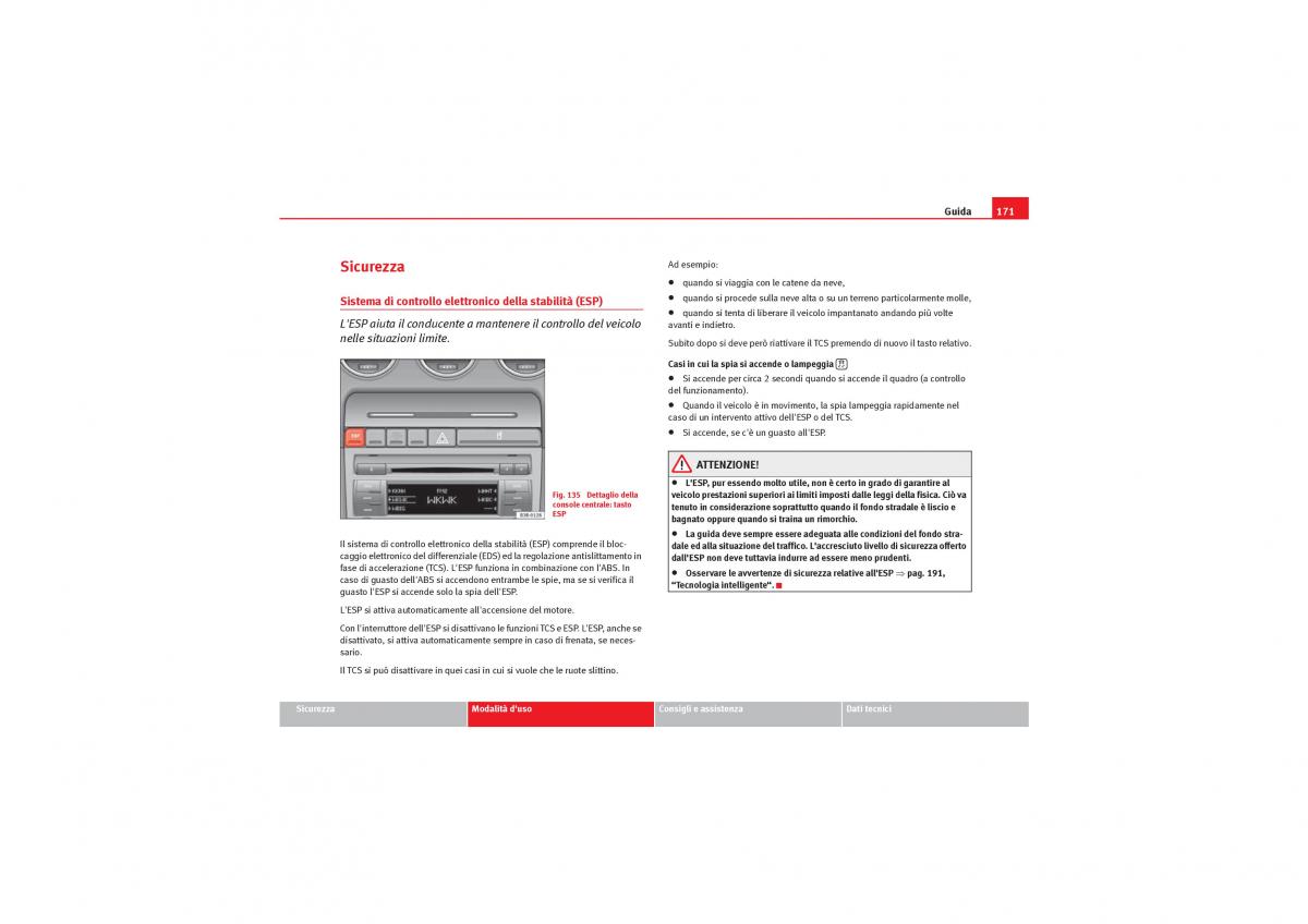 Seat Exeo manuale del proprietario / page 173