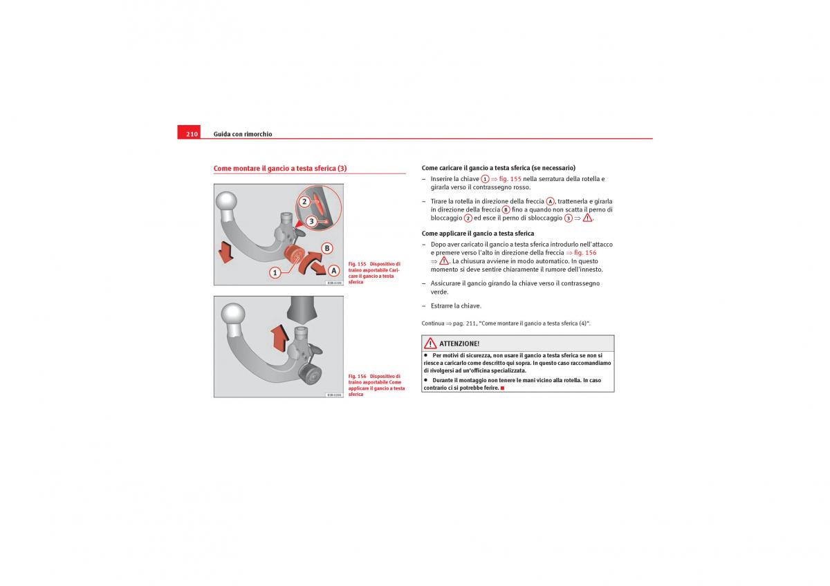 Seat Exeo manuale del proprietario / page 212