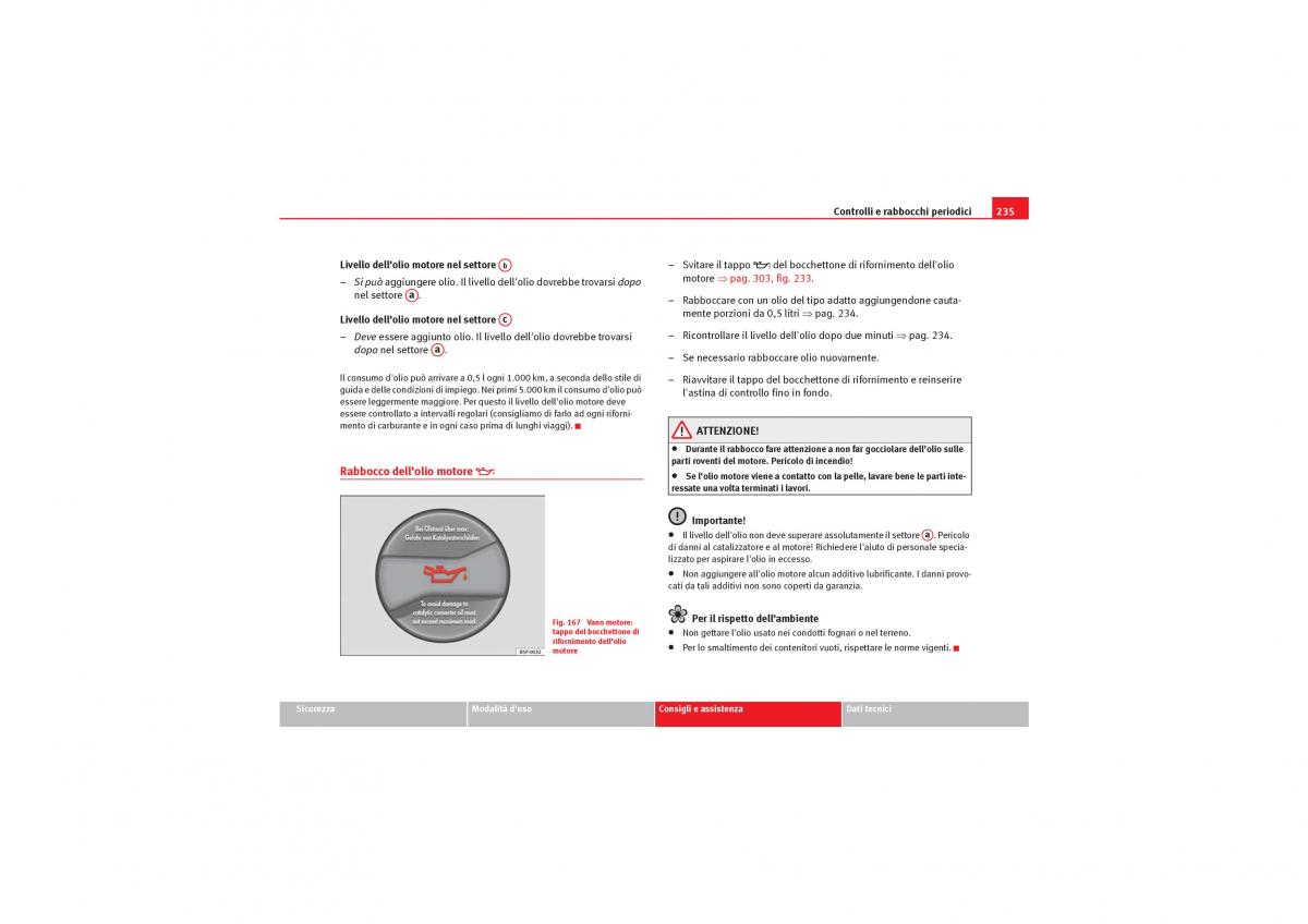 Seat Exeo manuale del proprietario / page 237