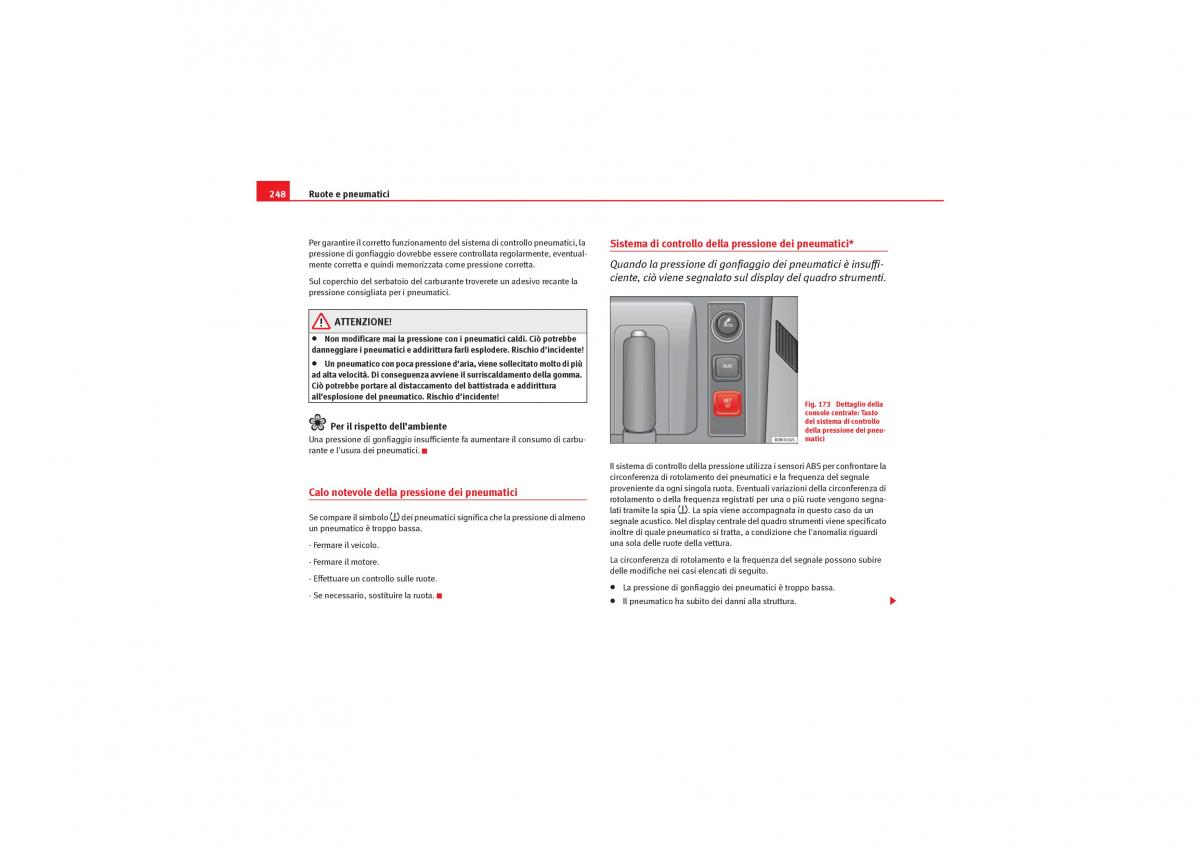 Seat Exeo manuale del proprietario / page 250