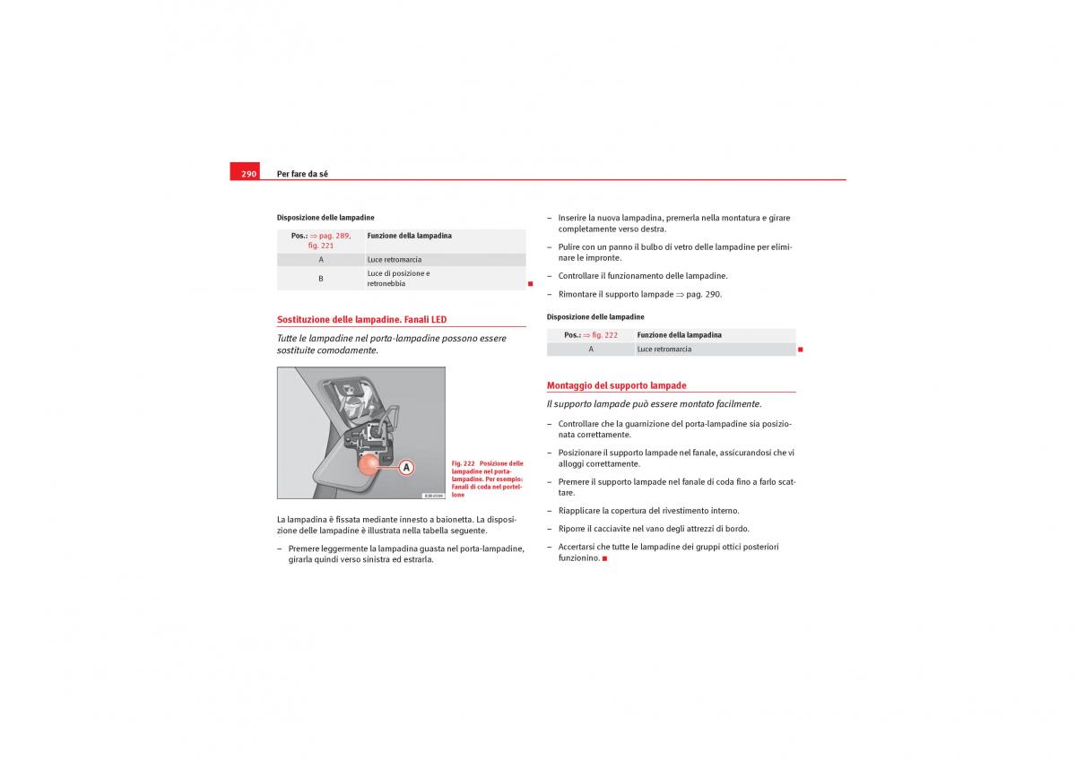 Seat Exeo manuale del proprietario / page 292