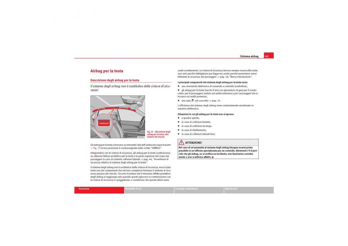 Seat Exeo manuale del proprietario / page 45