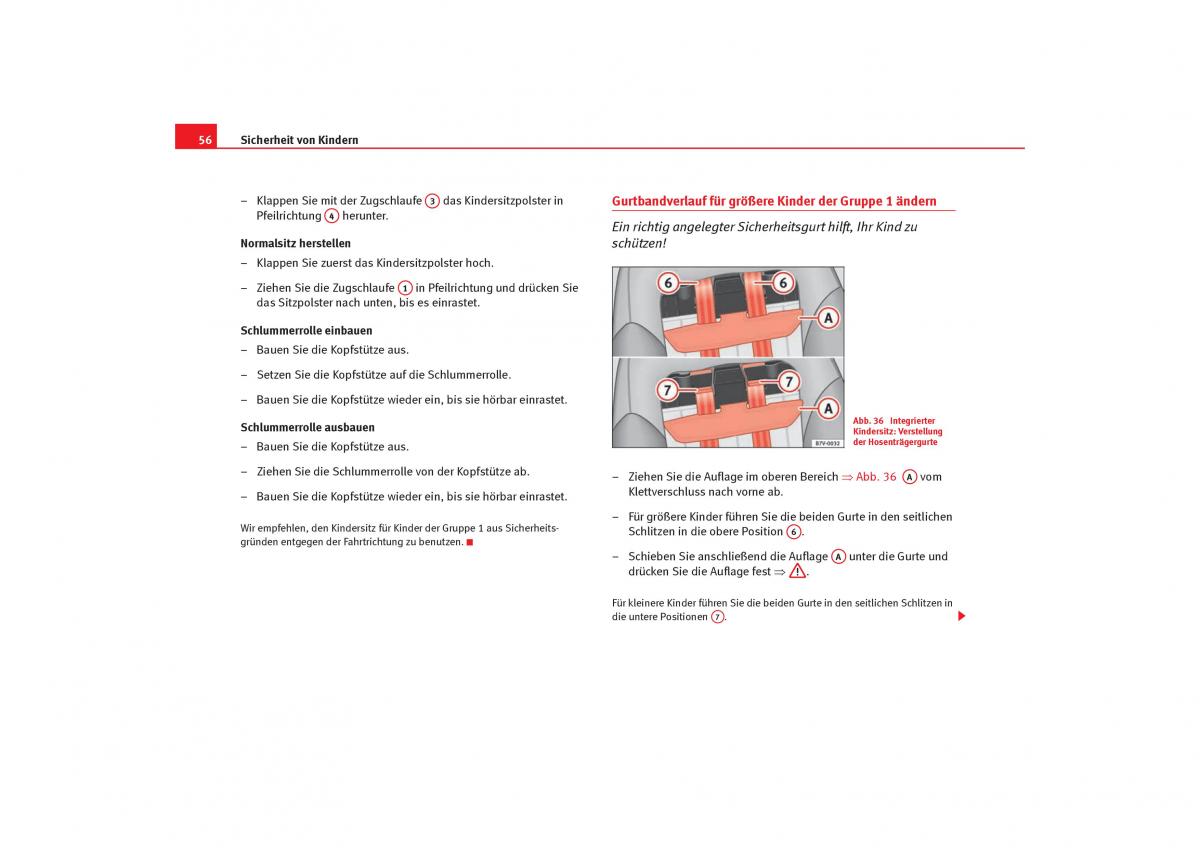 Seat Alhambra I 1 Handbuch / page 58