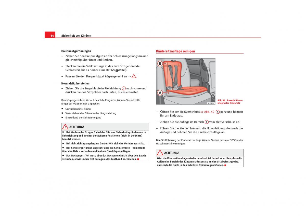 Seat Alhambra I 1 Handbuch / page 62