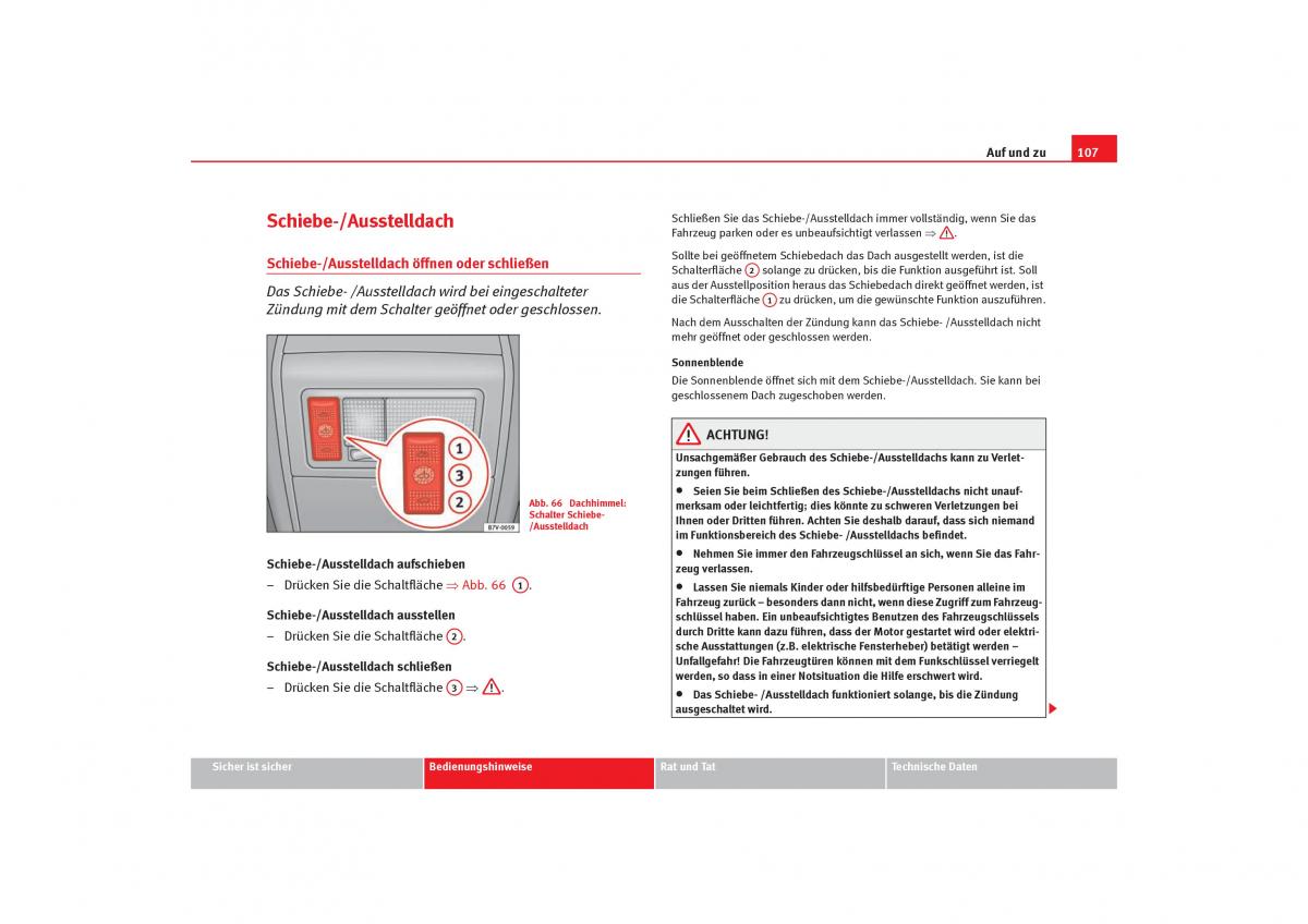 Seat Alhambra I 1 Handbuch / page 109