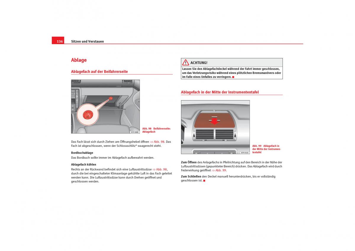 Seat Alhambra I 1 Handbuch / page 138