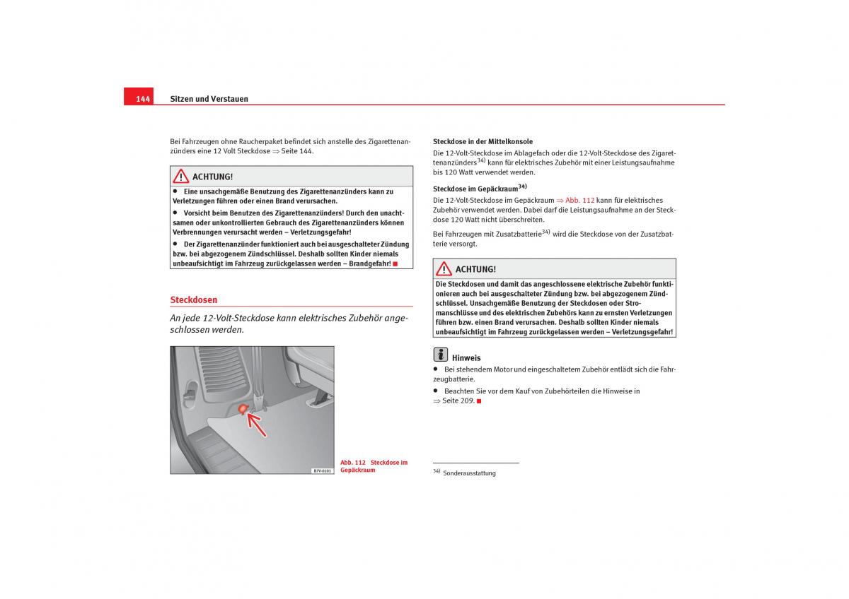 Seat Alhambra I 1 Handbuch / page 146