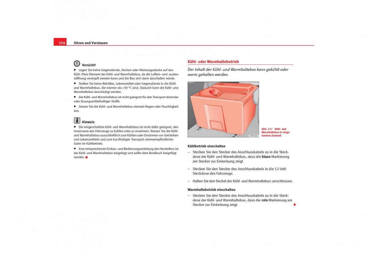 Seat Alhambra I 1 Handbuch / page 156