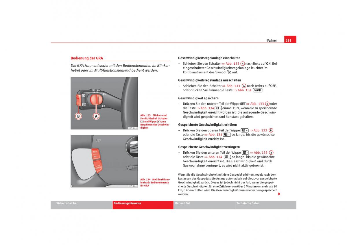 Seat Alhambra I 1 Handbuch / page 183