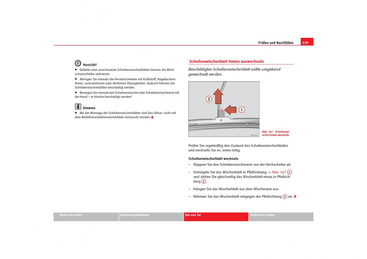 Seat Alhambra I 1 Handbuch / page 231