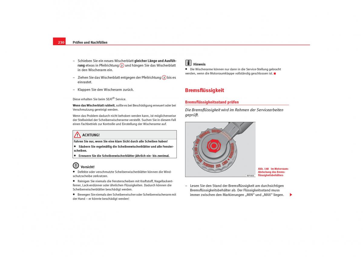 Seat Alhambra I 1 Handbuch / page 232