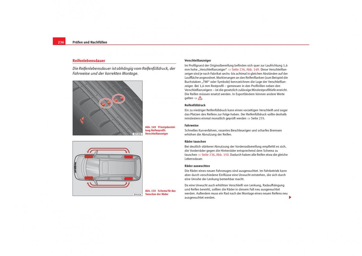 Seat Alhambra I 1 Handbuch / page 238