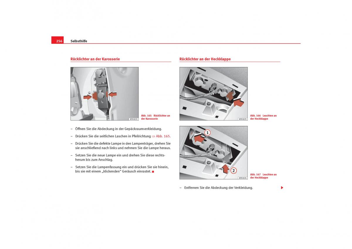 Seat Alhambra I 1 Handbuch / page 258