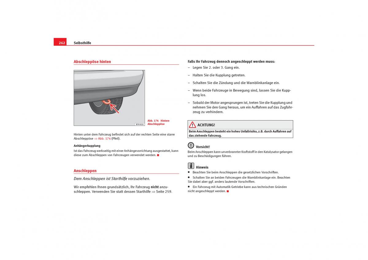 Seat Alhambra I 1 Handbuch / page 264