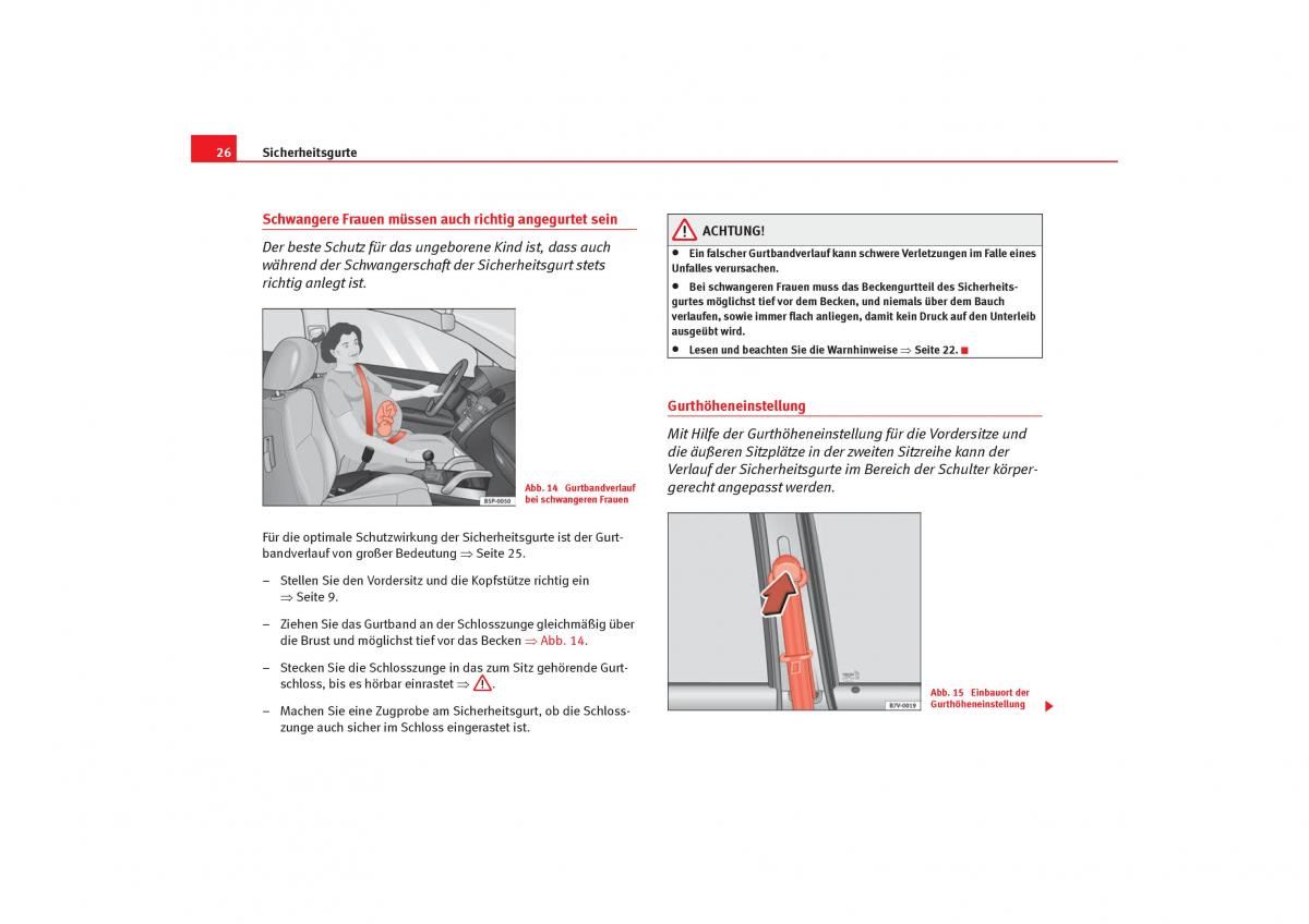 Seat Alhambra I 1 Handbuch / page 28