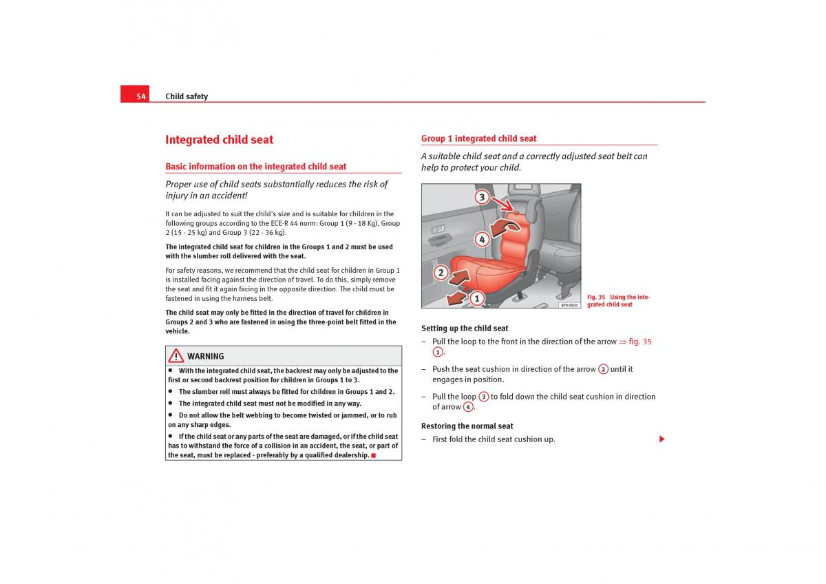 Seat Alhambra I 1 owners manual / page 56