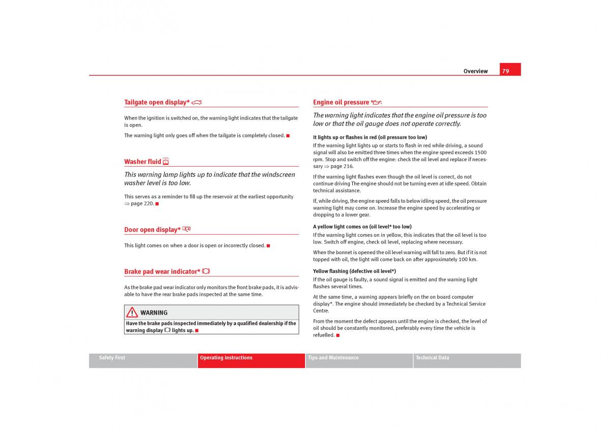 Seat Alhambra I 1 owners manual / page 81