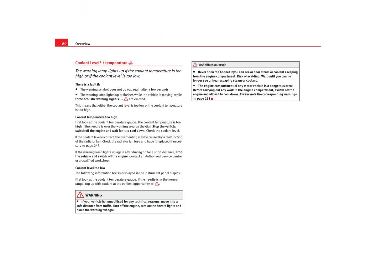 Seat Alhambra I 1 owners manual / page 82