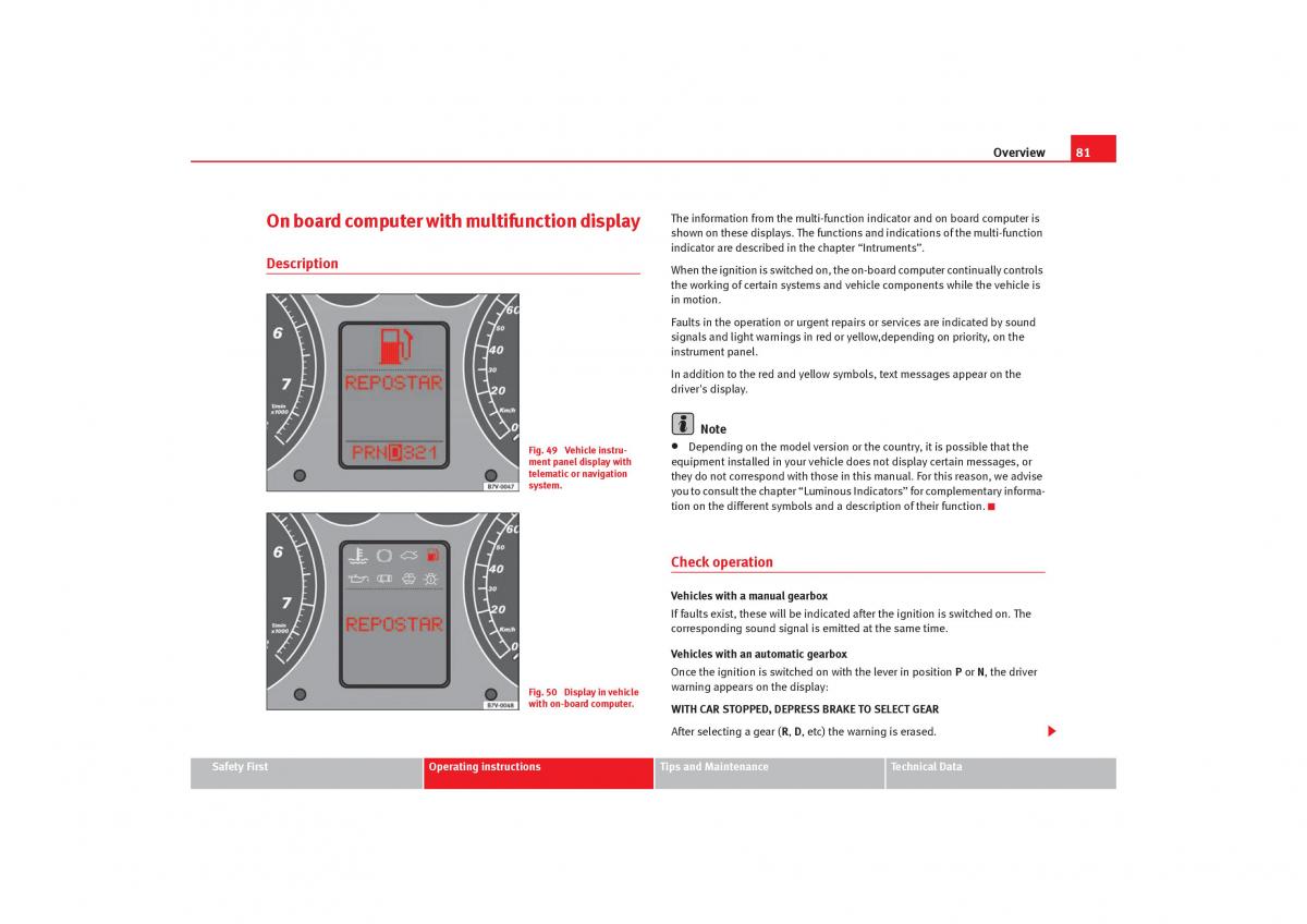 Seat Alhambra I 1 owners manual / page 83