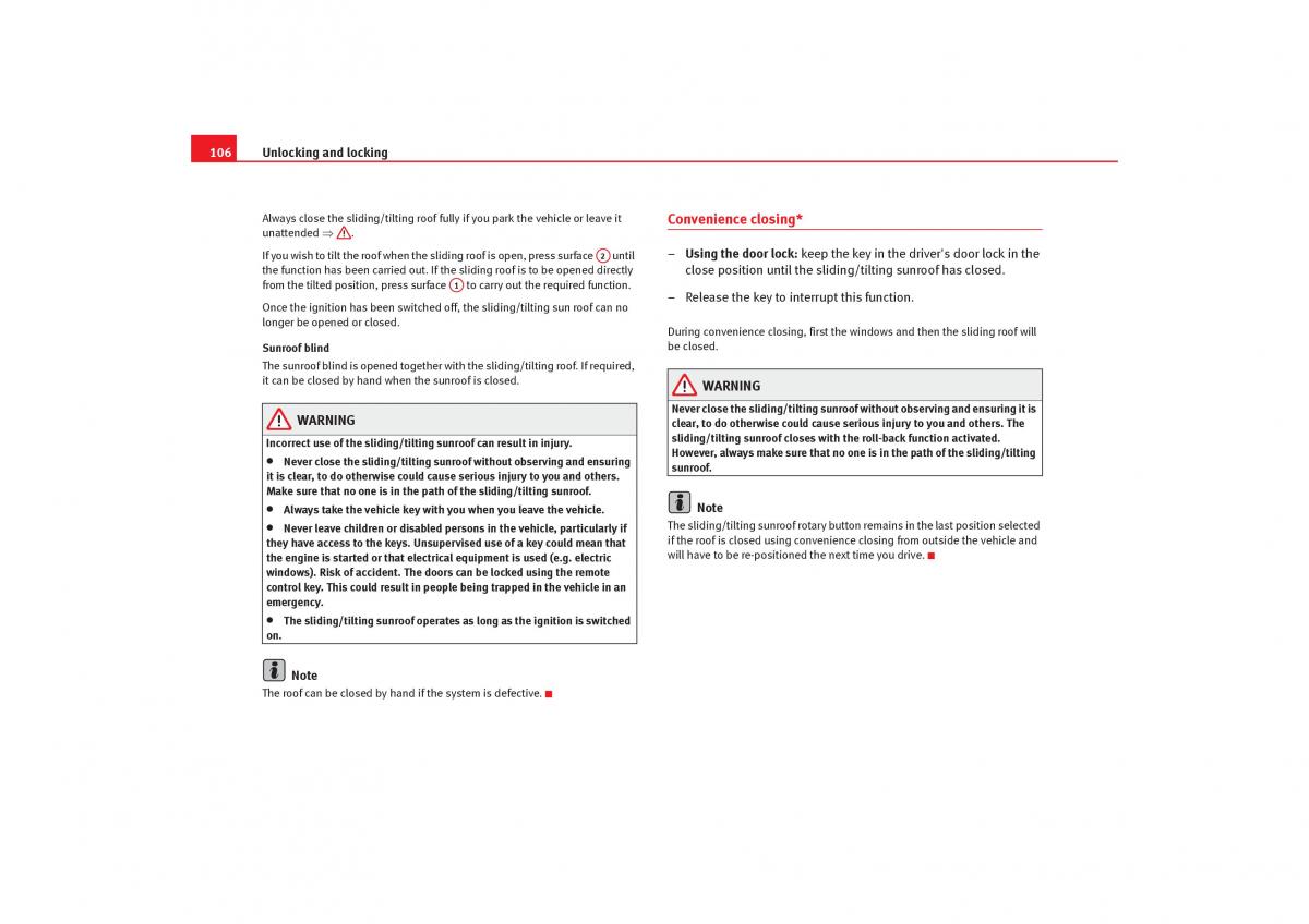 Seat Alhambra I 1 owners manual / page 108